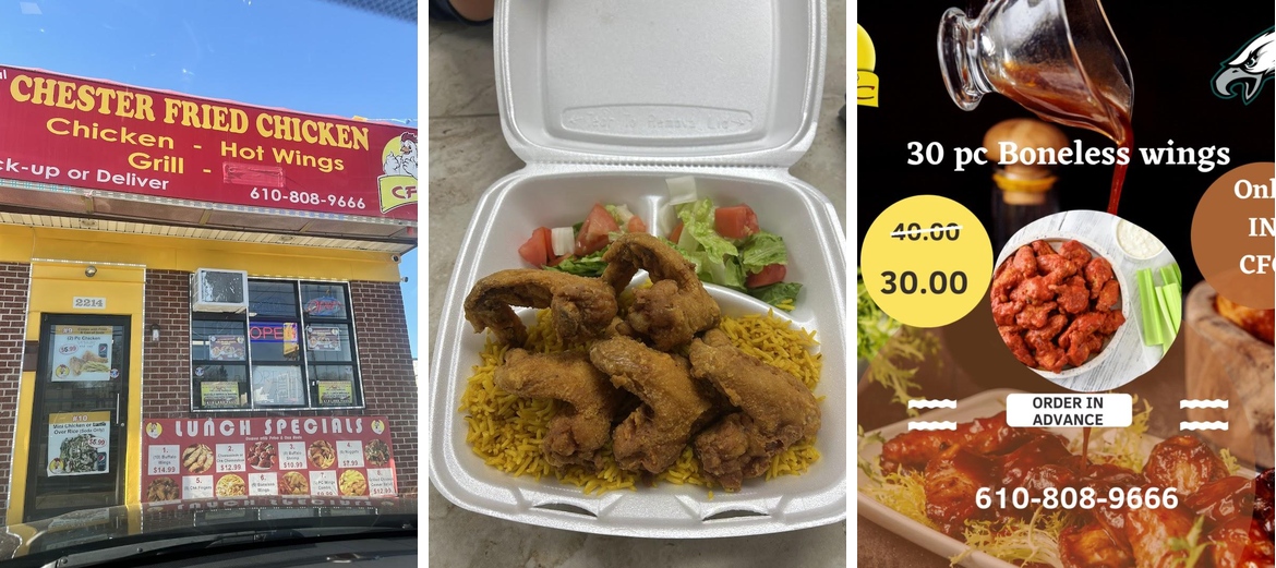 Chester Fried Chicken Menu