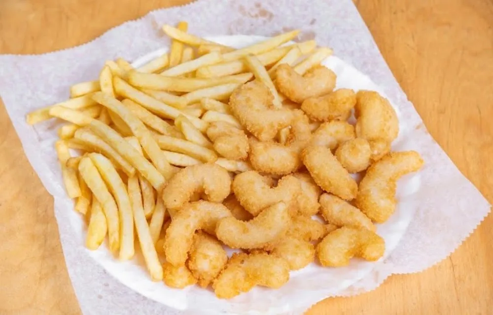 Shrimp in a Basket